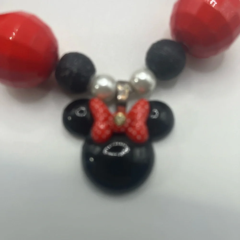 Minnie mouse chunky toddler necklace